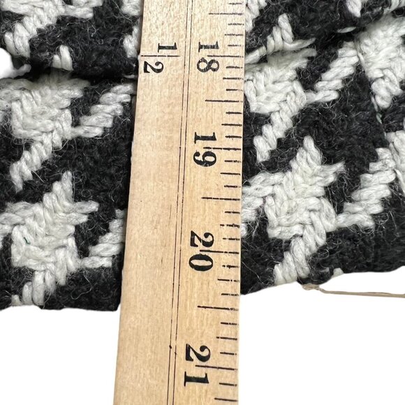 Vintage Liz Claiborne Black & White Houndstooth‎ Soft Wool Blend Jacket Size 4 - Picture 8 of 12